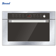 Smad 34L Stainless Steel Cavaty Pull-Down Door Microwave Oven with Grill Function